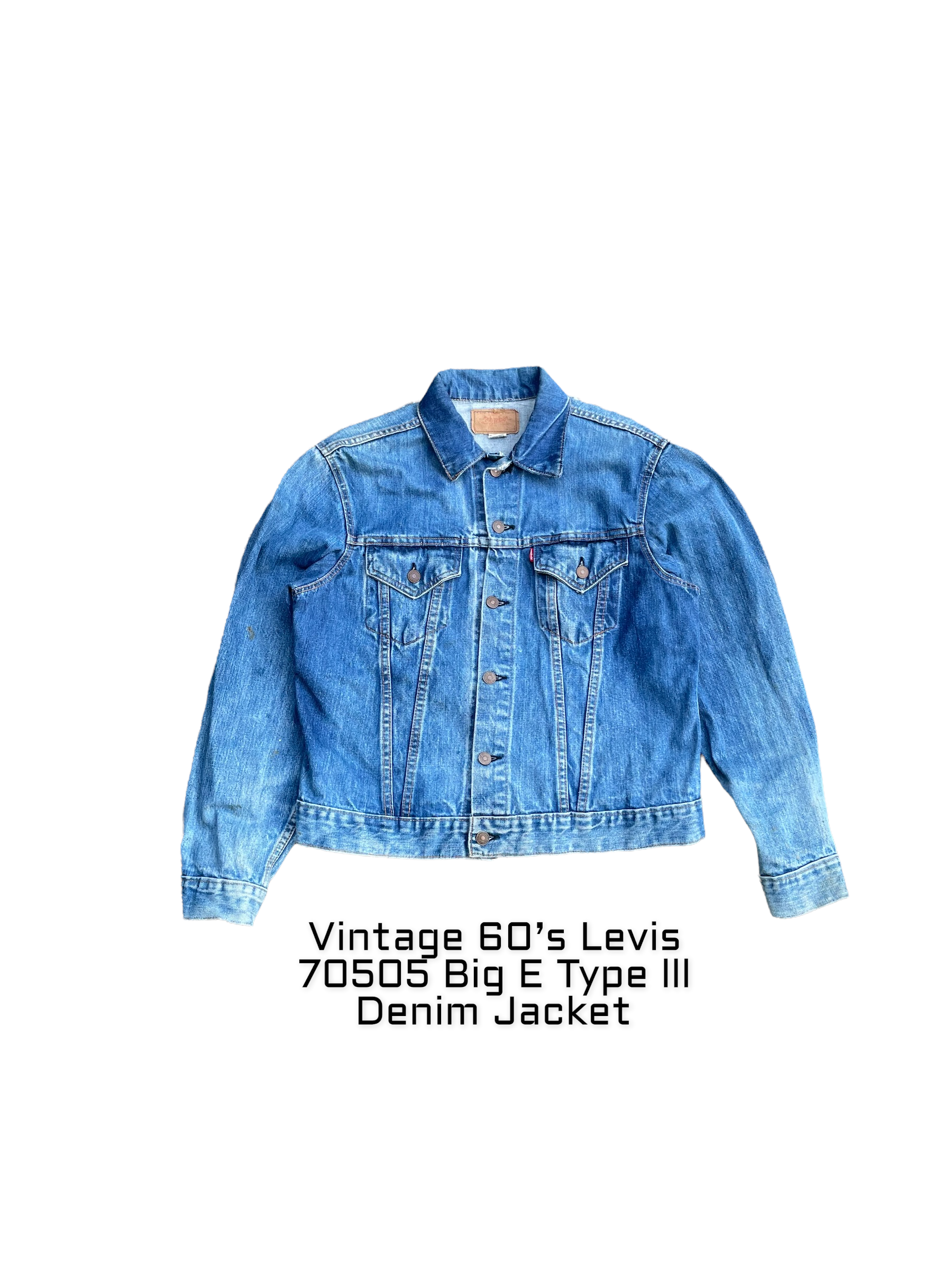 Vintage 60's Levis 70505 E Denim Jacket