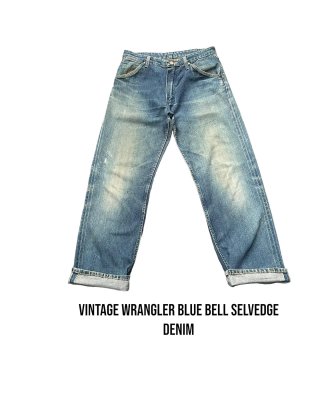 Vintage Wrangler Blue Bell Selvedge Denim
