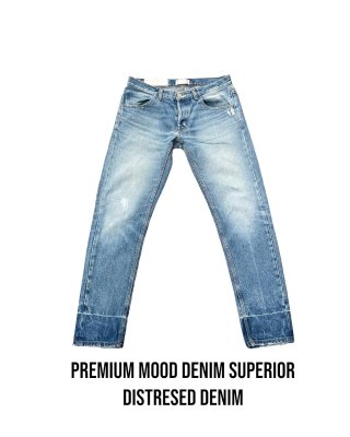 Premium Mood Denim Superior Distresed Denim