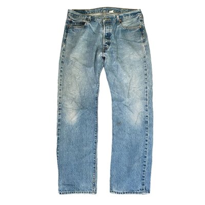Hardsoda Jeans Men Size 29x29 Button Fly Distressed Blue Denim